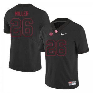 Men's Jam Miller Black Alabama Crimson Tide #26 College Football Player Jerseys 578314-394
