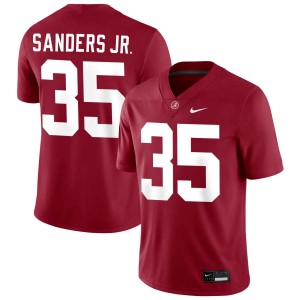 Men's Abduall Sanders Jr. Crimson Alabama Crimson Tide #35 College Football Embroidery Jersey 516695-186