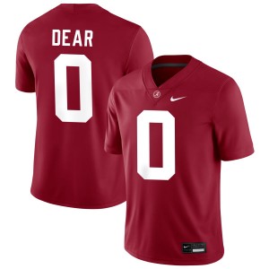 Men's Akylin Dear Crimson Alabama Crimson Tide #0 College Football Player Jerseys 248795-480