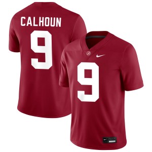 Men's Cameron Calhoun Crimson Alabama Crimson Tide #9 College Football Replica Jerseys 892795-992