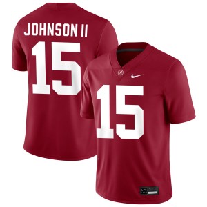 Men's Duke Johnson II Crimson Alabama Crimson Tide #15 College Football High School Jersey 278217-438