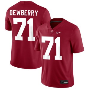 Men's Kam Dewberry Crimson Alabama Crimson Tide #71 College Football Game Jerseys 414013-810