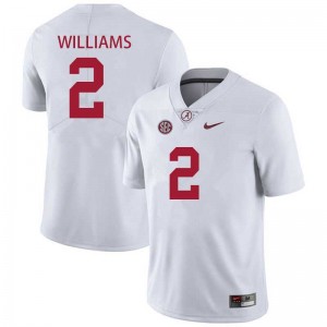 Men's Ryan Williams White Alabama Crimson Tide #2 College Football Game Jersey 963550-188