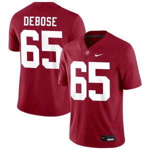 Men's Micah DeBose Crimson Alabama Crimson Tide #65 College Football Official Jersey 977565-468