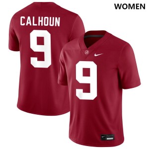 Women's Cameron Calhoun Crimson Alabama Crimson Tide #9 College Football 2025-26 Jerseys 831954-846