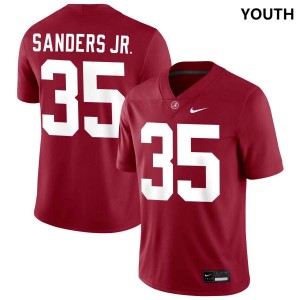 Youth Abduall Sanders Jr. Crimson Alabama Crimson Tide #35 College Football Official Jerseys 772069-134