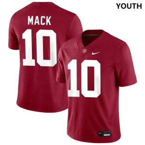 Youth Austin Mack Crimson Alabama Crimson Tide #10 College Football Limited Jerseys 807307-207