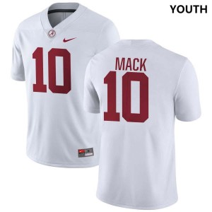 Youth Austin Mack White Alabama Crimson Tide #10 College Football Alumni Jersey 632108-701