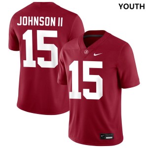 Youth Duke Johnson II Crimson Alabama Crimson Tide #15 College Football Limited Jersey 640970-112
