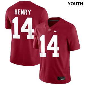 Youth Fatutoa Henry Crimson Alabama Crimson Tide #14 College Football NCAA Jersey 885405-172