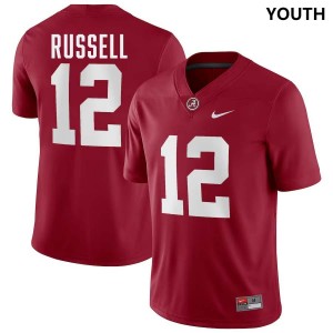 Youth Keelon Russell Crimson Alabama Crimson Tide #12 College Football Official Jerseys 126229-505