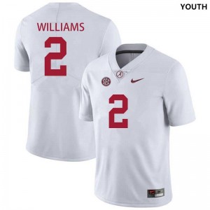 Youth Ryan Williams White Alabama Crimson Tide #2 College Football 2025-26 Jersey 511060-996