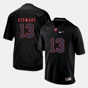 Men's ArDarius Stewart Black Alabama Crimson Tide #13 College Football Alumni Jersey 253881-235