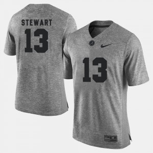 Men's ArDarius Stewart Gray Alabama Crimson Tide #13 Gridiron Gray Limited Gridiron Limited Jerseys 152353-256