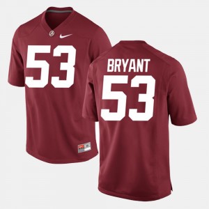 Men's Bear Bryant Crimson Alabama Crimson Tide #53 Alumni Football Game University Jerseys 994111-447