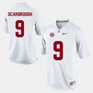 Men's Bo Scarbrough White Alabama Crimson Tide #9 College Football 2025-26 Jerseys 157500-170