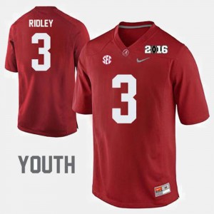 Youth Calvin Ridley Crimson Alabama Crimson Tide #3 College Football Limited Jerseys 428193-225