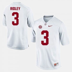 Men's Calvin Ridley White Alabama Crimson Tide #3 College Football 2025-26 Jerseys 449944-201