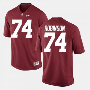 Men's Cam Robinson Crimson Alabama Crimson Tide #74 Alumni Football Game University Jerseys 396034-489