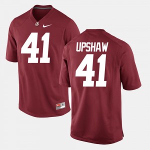 Men's Courtney Upshaw Crimson Alabama Crimson Tide #41 Alumni Football Game Official Jerseys 330707-124