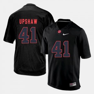 Men's Courtney Upshaw Black Alabama Crimson Tide #41 College Football Game Jersey 727382-901