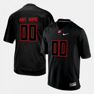 Men's Custom Black Alabama Crimson Tide #00 College Limited Football 2025-26 Jerseys 712985-697