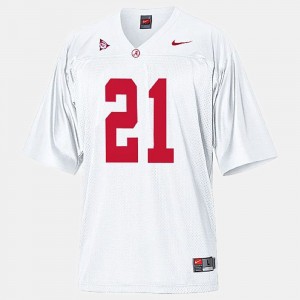 Men's Dre Kirkpatrick White Alabama Crimson Tide #21 College Football Player Jerseys 390575-219
