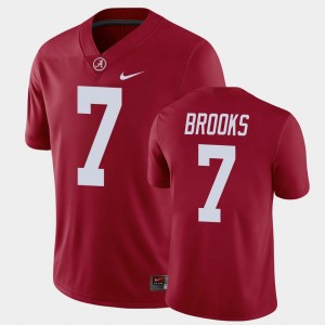 Men's Ja'Corey Brooks Crimson Alabama Crimson Tide #7 Game University Jersey 316951-637
