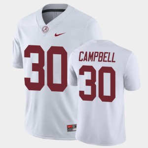 Men's Jihaad Campbell White Alabama Crimson Tide #30 Game 2025-26 Jerseys 549696-743
