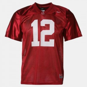 Youth Joe Namath Red Alabama Crimson Tide #12 College Football Player Jersey 642962-629