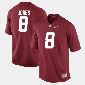 Men's Julio Jones Crimson Alabama Crimson Tide #8 Alumni Football Game NCAA Jerseys 841281-557
