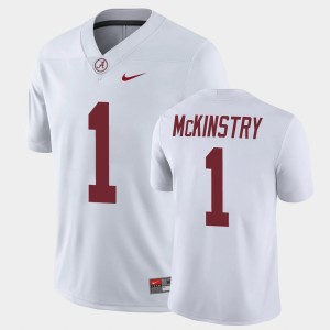 Men's Kool-Aid McKinstry White Alabama Crimson Tide #1 Game 2025 Jerseys 123295-270