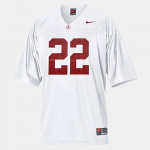 Men's Mark Ingram White Alabama Crimson Tide #22 College Football Replica Jerseys 604526-453