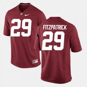 Men's Minkah Fitzpatrick Crimson Alabama Crimson Tide #29 Alumni Football Game Limited Jersey 617092-969