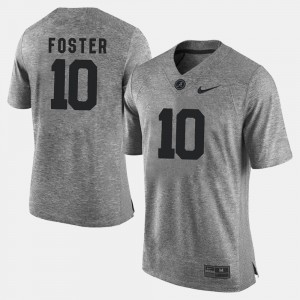 Men's Reuben Foster Gray Alabama Crimson Tide #10 Gridiron Gray Limited Gridiron Limited Jersey 636486-142