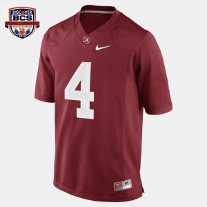 Men's T.J. Yeldon Red Alabama Crimson Tide #4 College Football Official Jerseys 917268-617