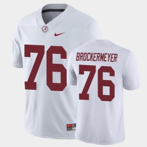 Men's Tommy Brockermeyer White Alabama Crimson Tide #76 Game NCAA Jerseys 448666-129