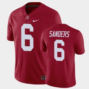 Men's Trey Sanders Crimson Alabama Crimson Tide #6 Game Alumni Jerseys 156290-234