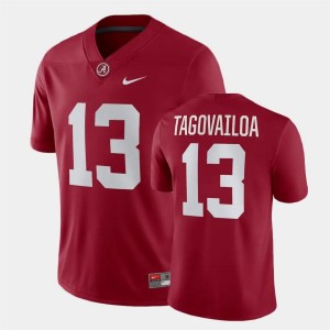 Men's Tua Tagovailoa Crimson Alabama Crimson Tide #13 Game Alumni Jerseys 865690-411