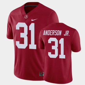 Men's Will Anderson Jr. Crimson Alabama Crimson Tide #31 Game University Jersey 507761-398