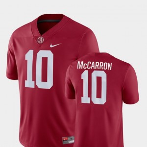 Men's AJ McCarron Crimson Alabama Crimson Tide #10 Game College Football Jersey 189953-526