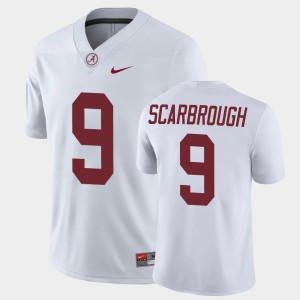 Men's Bo Scarbrough White Alabama Crimson Tide #9 College Football Game Jerseys 276429-412
