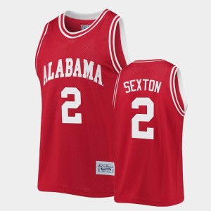 Men's Collin Sexton Crimson Alabama Crimson Tide #2 Commemorative Basketball Classic Jersey 767749-808