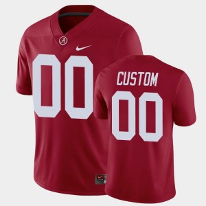 Men's Custom Crimson Alabama Crimson Tide #00 Game Alumni Player Football Jersey 278758-508