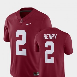 Men's Derrick Henry Crimson Alabama Crimson Tide #2 Alumni Football Game Player Jerseys 640733-955