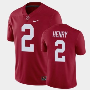 Men's Derrick Henry Crimson Alabama Crimson Tide #2 Game Alumni Player Football Jerseys 912274-829