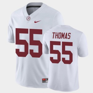 Men's Derrick Thomas White Alabama Crimson Tide #55 College Football Game Jerseys 318528-637