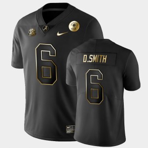 Men's DeVonta Smith Black Alabama Crimson Tide #6 2021 Rose Bowl Golden Edition Jerseys 937254-774