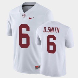 Men's DeVonta Smith White Alabama Crimson Tide #6 College Football Game Jersey 335152-344