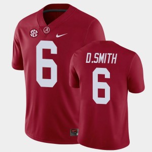 Men's DeVonta Smith Crimson Alabama Crimson Tide #6 Game College Football Jersey 434013-773